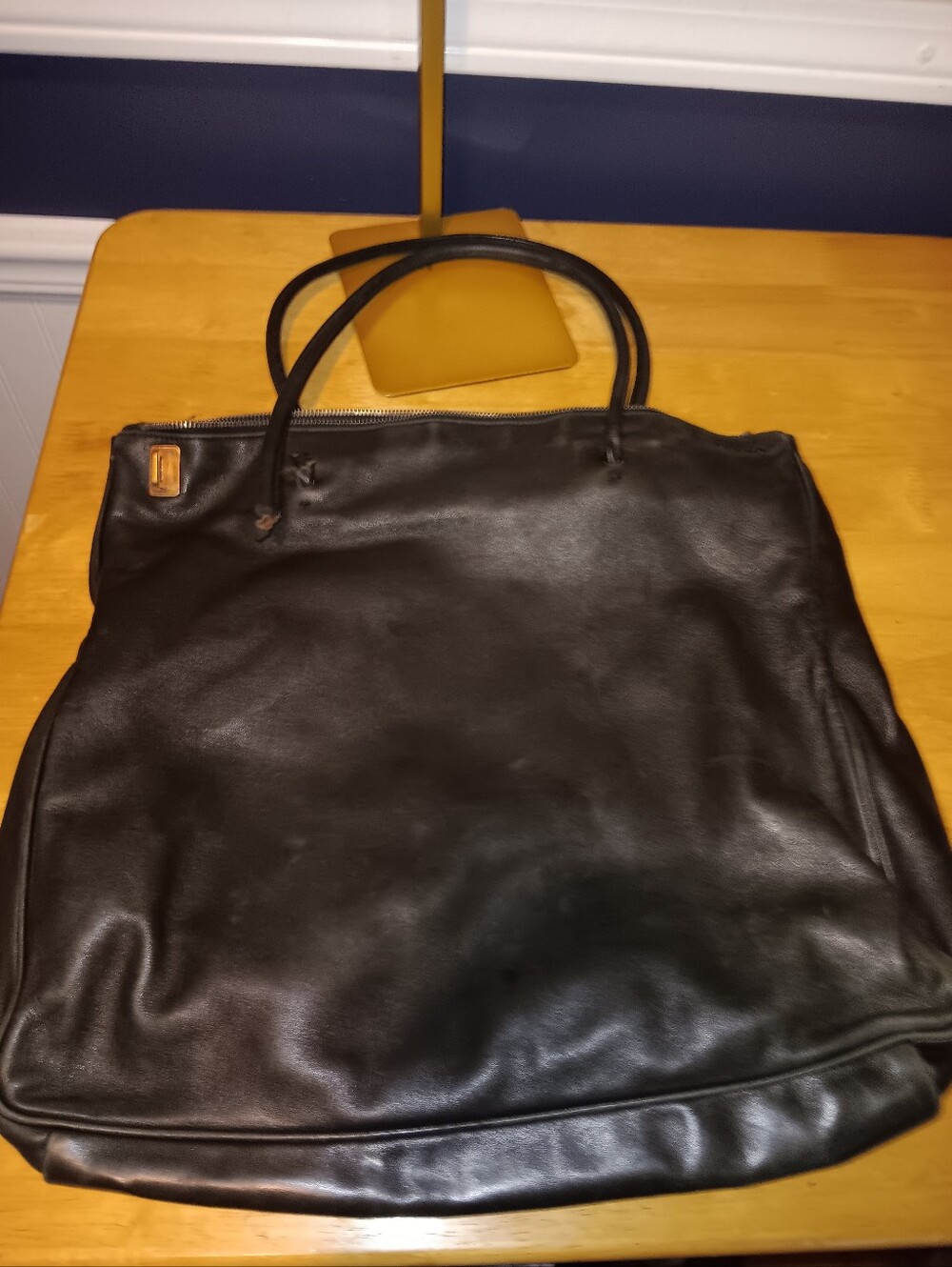 Prada Leather Zip Shoulder Bag